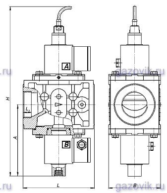 Клапаны трехпозиционные муфтовые с одним регулятором расхода